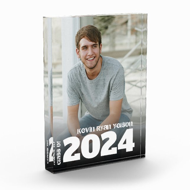 Klasse der Ankündigung von Abschlüssen Moderne Fotoblock (Links)