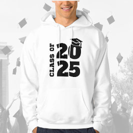 Klasse der Black Cap und Tassel 2025 Hoodie