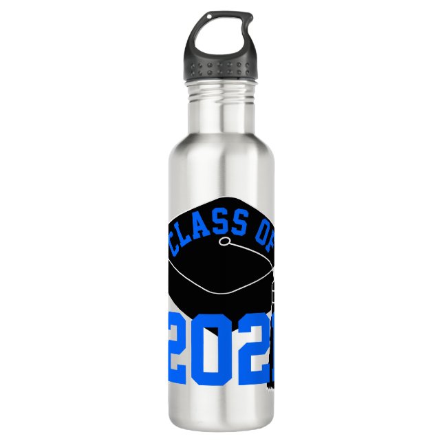 Klasse der Blue Grad Cap 2024 Edelstahlflasche (Vorderseite)