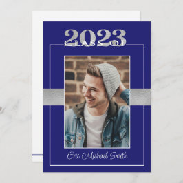 Klasse der Blue & Silver Graduation Party 2023 Einladung