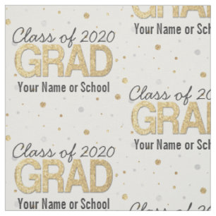 Klasse der Confetti Graduation Party Custom 2020 Stoff