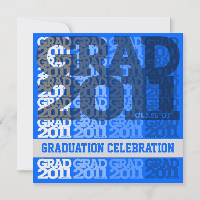 Klasse der Einladung zur Graduationspartei 03GG (Vorderseite)