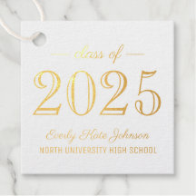 Klasse der Elegant Graduation Party Gold 2025