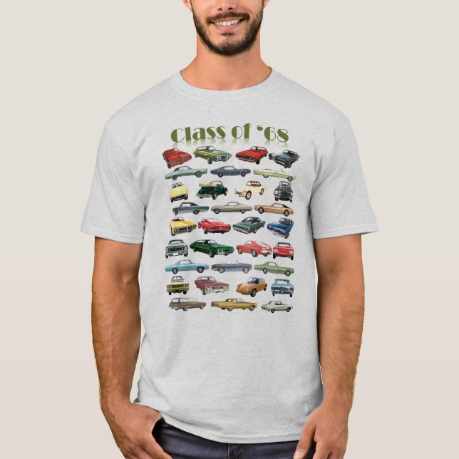 Klasse der Fahrzeuge der Klasse 1968 T-Shirt (Vorderseite)
