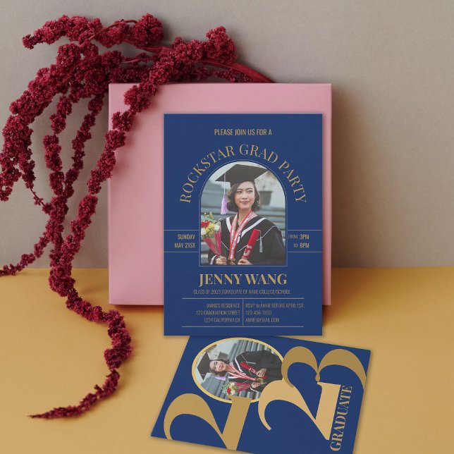 Klasse der Foto Grad Party Einladung 2023 (Von Creator hochgeladen)