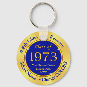 Klasse der Geschenke von 1973, benutzerdefinierbar Schlüsselanhänger