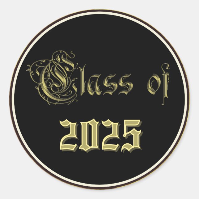Klasse der Gold- und Schwarzen Sticker (Vorderseite)