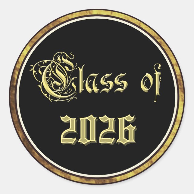 Klasse der Gold- und Schwarzen Sticker (Vorderseite)