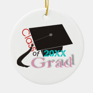 Klasse der Graduation Cap Custom Ornaments 2012 Keramikornament