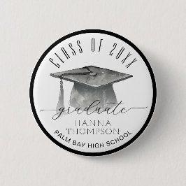 Klasse der Graduierungspartei 2025 Graduate Gunst Button