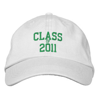 Klasse der grünen bestickten weißen Baseballkappe  Bestickte Baseballkappe