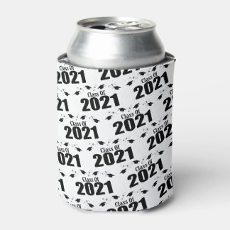 Klasse der Karten und Diplome 2021 (schwarz) Dosenkühler