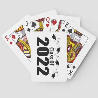 Klasse der Karten und Diplome 2022 (schwarz) Spielkarten