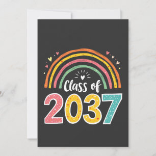 Klasse der Kindergarten-Abschluss-Schule 2037 Einladung
