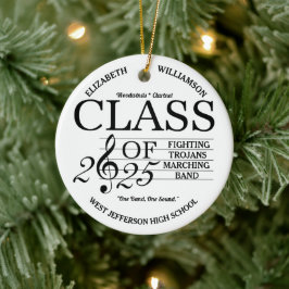 Klasse der Marching-Band-Musik 2025 Keramik Ornament