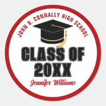 Klasse der Personalisierten Graduate 2025 Red Whit