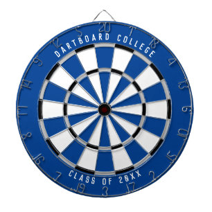 Klasse der personalisierten Uni von 20XX   Blau Dartscheibe