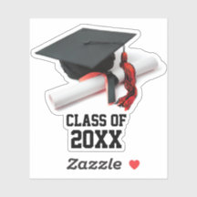 Klasse der schwarzen und roten Graduierung, Cap & 