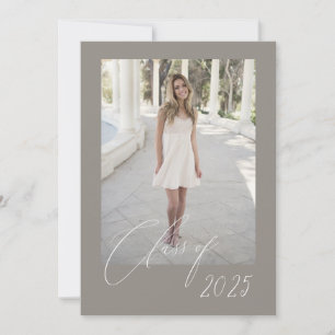 Klasse der Script Graduate Card 5-Foto Einladung