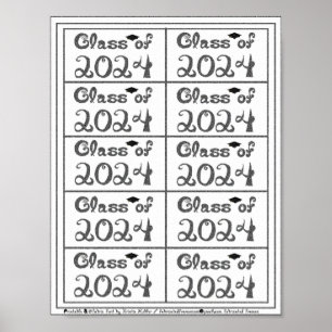 Klasse der Sprinkle-Schriftart-Tags für die schwar Poster