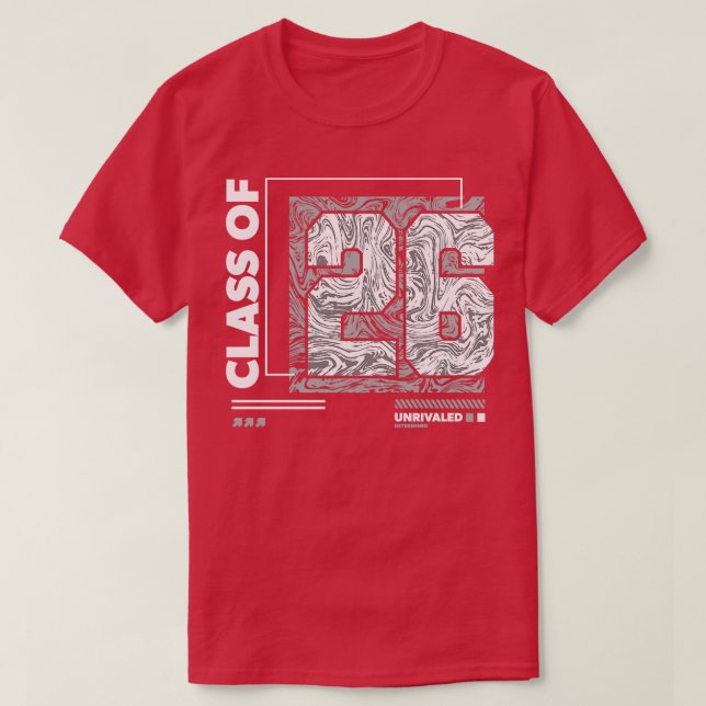 Klasse der städtischen Streetwear-Abschluss 2026 T-Shirt (Design vorne)
