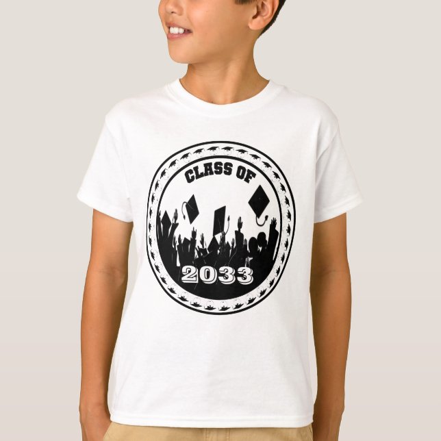 Klasse der Veränderung Jahr 5th Graduate T-Shirt (Vorderseite)