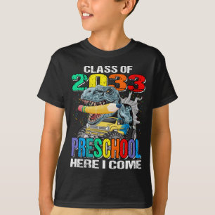 Klasse der Vorschule 2033 Hier komme ich Monster T T-Shirt