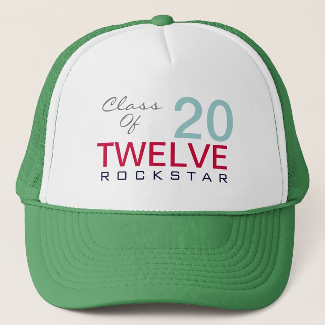 Klasse des 2012 ROCKSTAR Fernlastfahrer-Hutes Truckerkappe (Vorderseite)