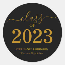 Klasse des 2023-Gold-Script-Abschlusses