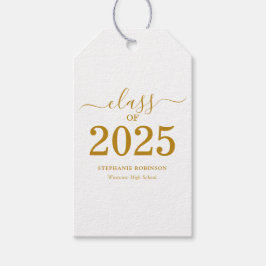 Klasse des 2025-Gold-Script-Abschlusses Geschenkanhänger