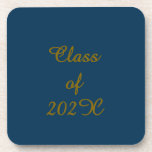 Klasse des 202X-Abschlusses Hard Plastic Untersetz Getränkeuntersetzer<br><div class="desc">Klasse 202X Abschluss Design</div>
