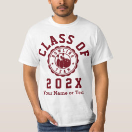 Klasse des 202X-Bowling-Teams T-Shirt