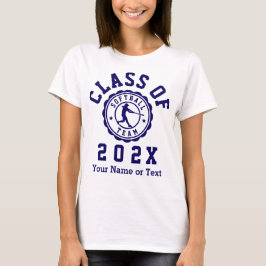 Klasse des 202X Girls Softball Teams T-Shirt