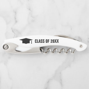 Klasse des 20XX Graduierungsparty Weinflaschenöffn Kellnermesser