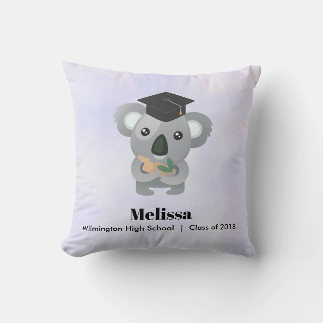 Klasse des 20xx Niedlichen Koala-Bären in Graduati Kissen (Vorderseite)
