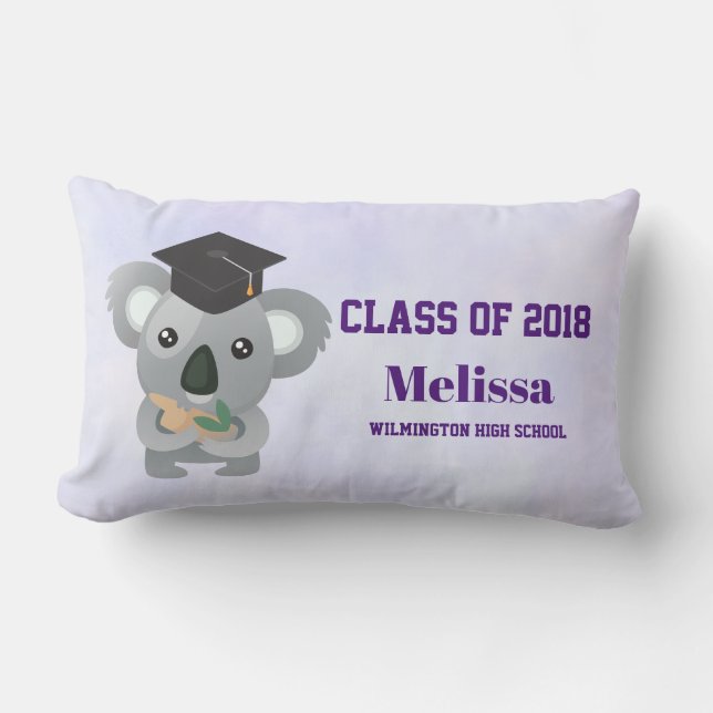 Klasse des 20xx Niedlichen Koala-Bären in Graduati Lendenkissen (Vorderseite)