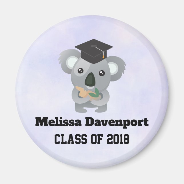 Klasse des 20xx Niedlichen Koala-Bären in Graduati Magnet (Vorne)