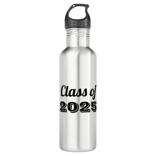 Klasse des Abschlusses 2025 Edelstahlflasche (Vorderseite)