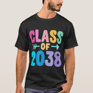 Klasse des Abschlusses 2038 wächst mit meinem T -  T-Shirt