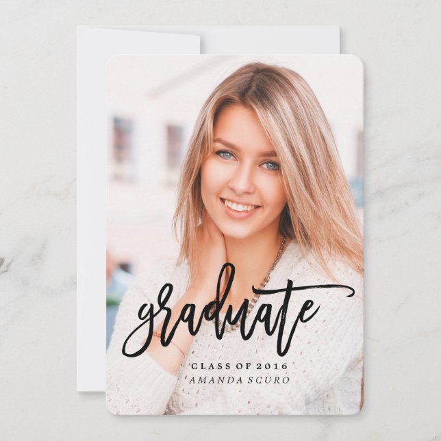 KLASSE DES Abschlusses ABSCHLUSS 2016 Einladung (Vorderseite)