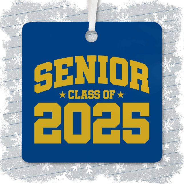 Klasse des Abschlusses in der Oberschule 2025 Seni Ornament Aus Metall (Von Creator hochgeladen)