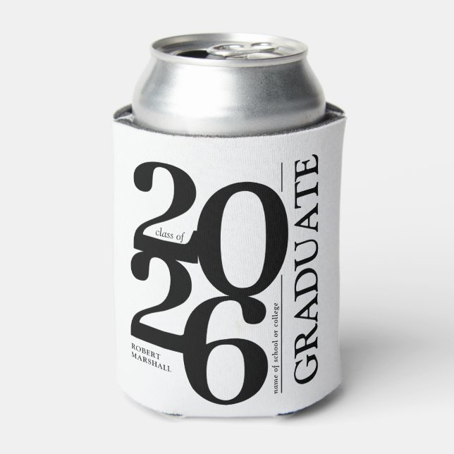 Klasse des Abschlusses mit Abschluss 2025 Dosenkühler (Kanne Vorderseite)