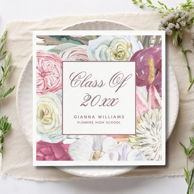 Klasse des Abschlusses Wasserfarben 2022 Serviette (Von Creator hochgeladen)