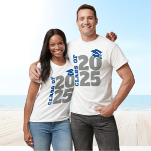 Klasse des Blue-Gray-Graduates 2025 T-Shirt