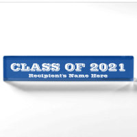 Klasse des Blue White Paperweight 2021 von Janz