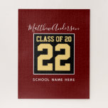 Klasse des Burgund Black and Gold Abschlüsse 2023<br><div class="desc">Glückwunschklasse 2023</div>