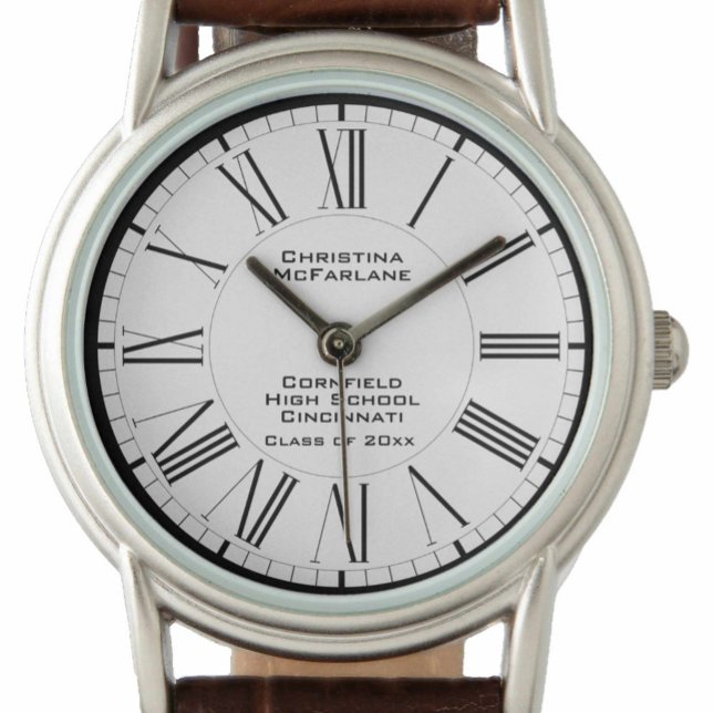 Klasse des Jahres mit Name und Schulbeobachtung Armbanduhr (Von Creator hochgeladen)