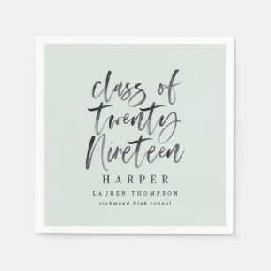 Klasse des Party mit Hochschulabschluss 2019 Serviette