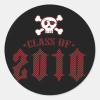 Klasse des Piratenaufklebers Punky 2010
