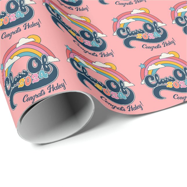 Klasse des Rainbow-Wrapping-Papiers für Individuel Geschenkpapier (Rolleneckpunkt)